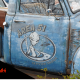 Custom Paint Chevrolet Pick-up 1950 with patina, rust and airbrush logo area 51alien, service truck